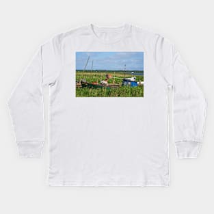 Groß Zicker, Ruegen, Mecklenburg-Western Pomerania, Germany Kids Long Sleeve T-Shirt